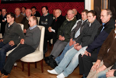 Visitors to Moira for the Spring Meeting of the Northern Ireland Blue Cattle Club